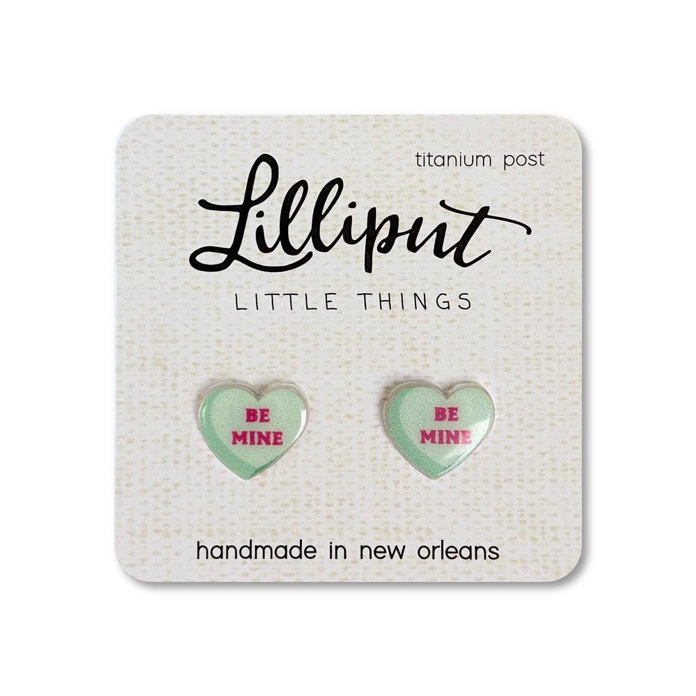 Be Mine Conversation Heart Earrings